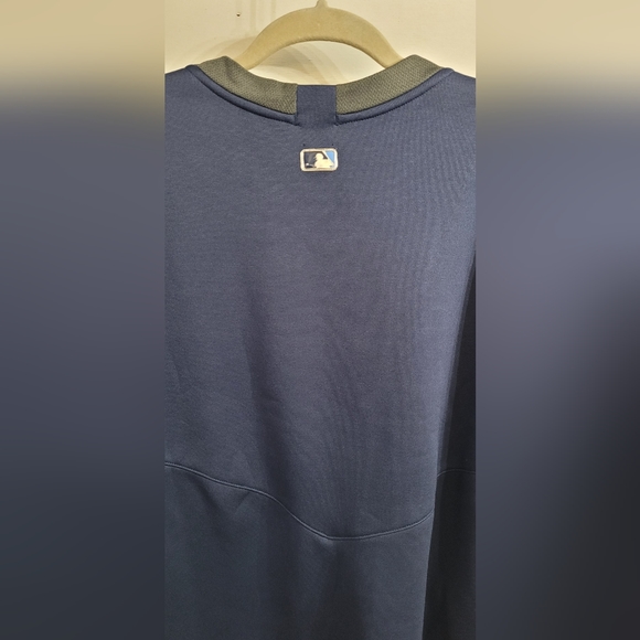 Nike Tampa Bay Rays Sweatshirt Mens Large Dri Fit Therma Pullover Baseball NKA6 - Picture 3 of 7